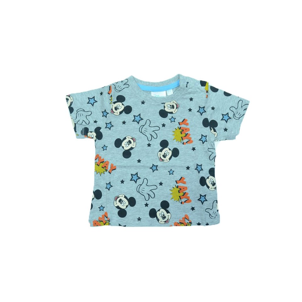 Tricou maneca scurta baieti Disney DISM-JTJM91003G, Multicolor, 80 cm