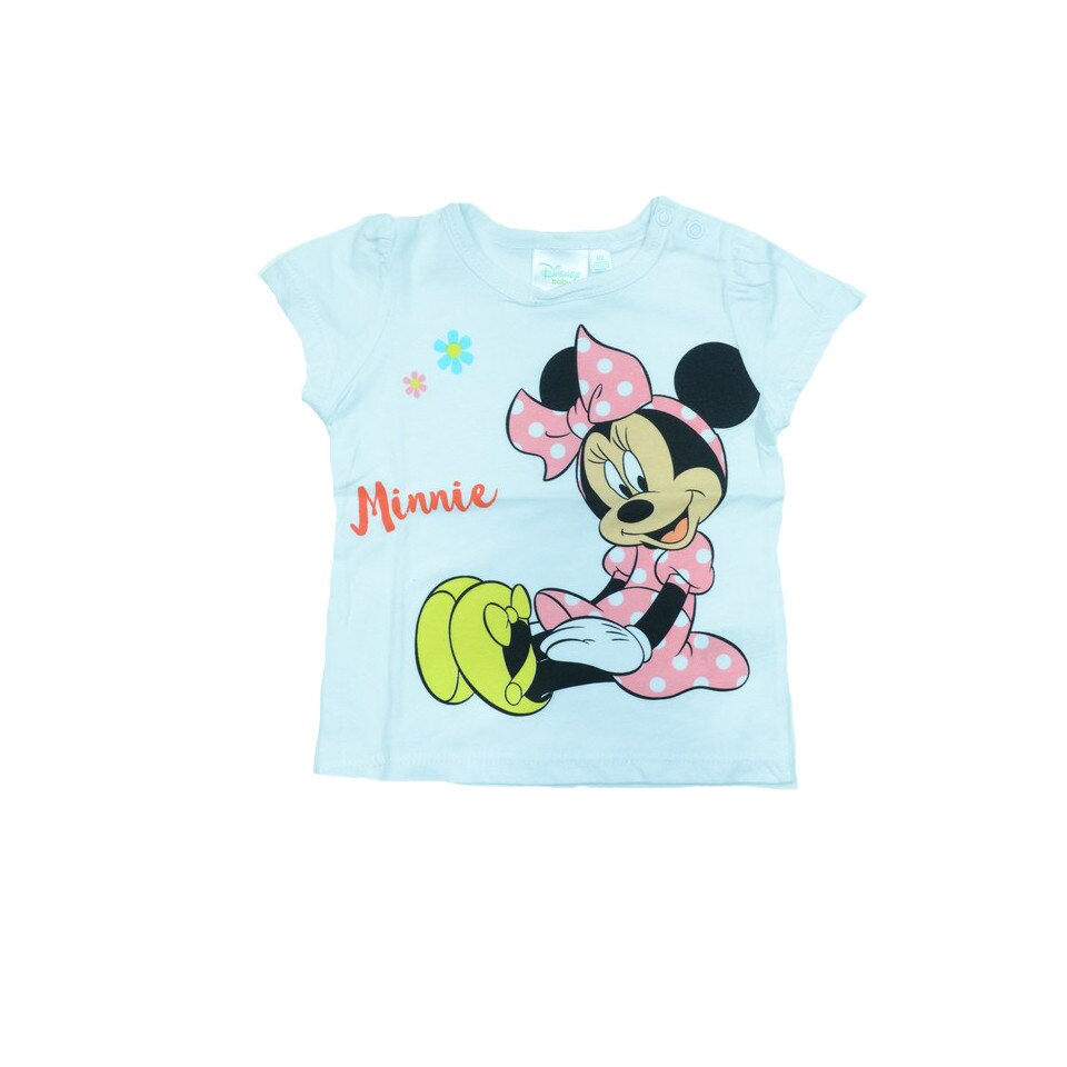 Tricou maneca scurta fetite Disney DISM-JTJM91005A, Multicolor, 92 cm