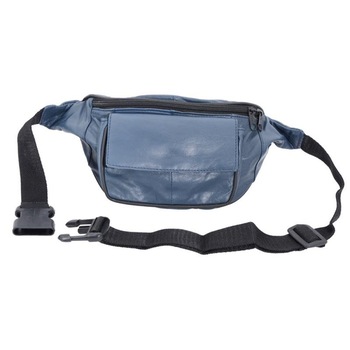 Borseta talie, albastru, piele naturala, 34 x 15 cm, B902A Borseta talie, albastru, piele naturala, 34 x 15 cm, B902A