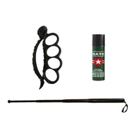 pachet autoaparare foramt din baston telescopic negru din metal spray paralizant brt- 0345 si box metalic tip rozeta cu tep si cap de schelete imagen 46_0_
0