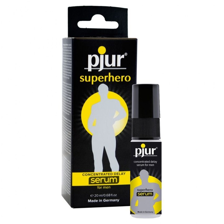 Серум Pjur Superhero, За забавяне на еякулацията, Спрей, 20 мл