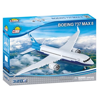 Set de construit Cobi, Action Town, Boeing 737 8 max (320pcs) Set de construit Cobi, Action Town, Boeing 737 8 max (320pcs)