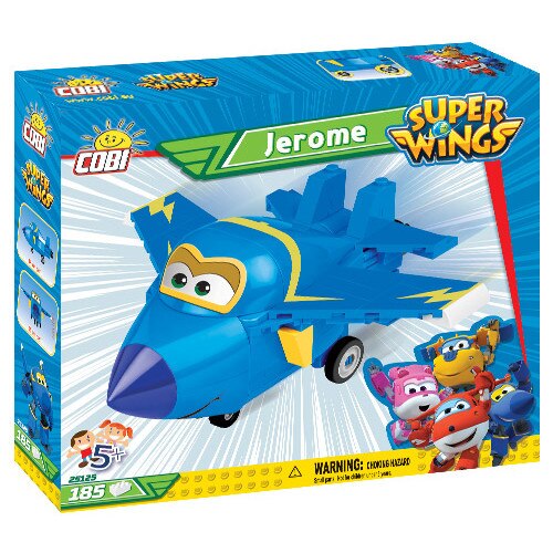Set de construit Cobi, Super Wings, JEROME (185pcs)