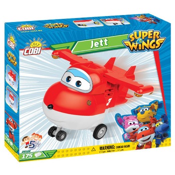 Set de construit Cobi, Super Wings, JETT (175pcs) Set de construit Cobi, Super Wings, JETT (175pcs)