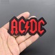 Petic textil / patch brodat rock ACDC 9.5x5 cm