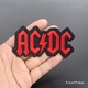 Petic textil / patch brodat rock ACDC 9.5x5 cm