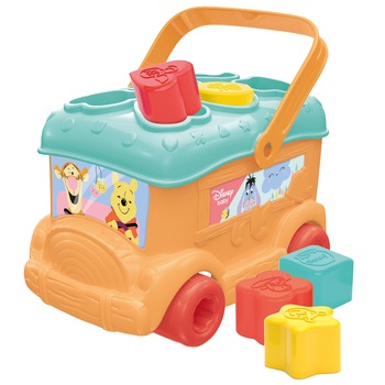 Jucarie sortare Baby Clementoni Disney Baby - Autobuz, Winnie the Pooh Jucarie sortare Baby Clementoni Disney Baby - Autobuz, Winnie the Pooh