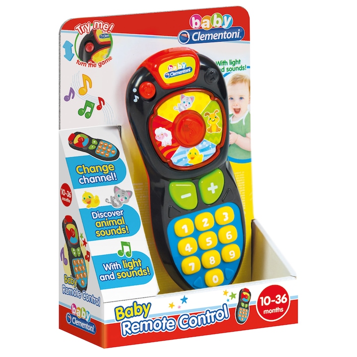 Бебешка играчка Baby Clementoni - Интерактивно дистанционно
