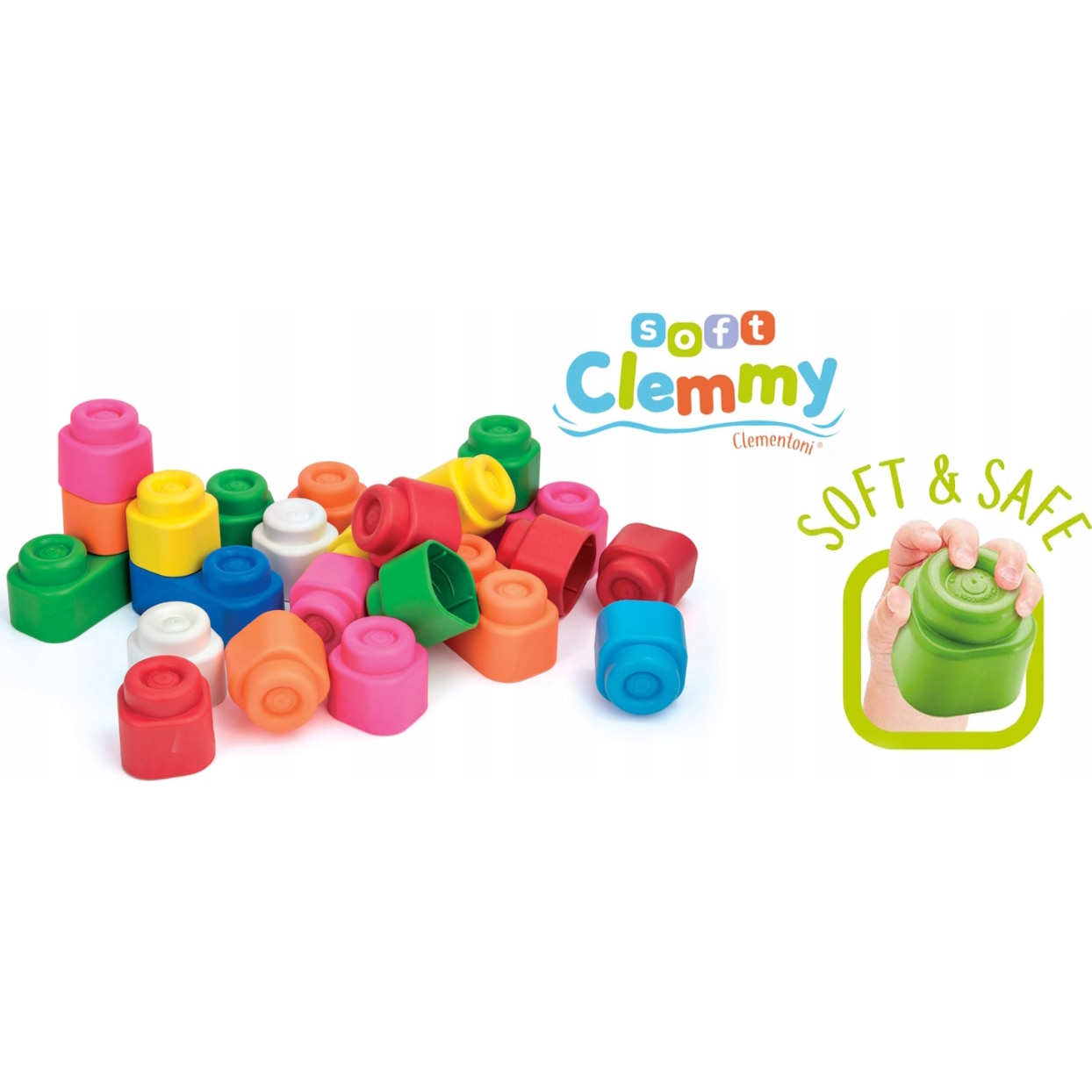 Set cuburi Soft Clemmy - Catelus, 6 piese - eMAG.ro