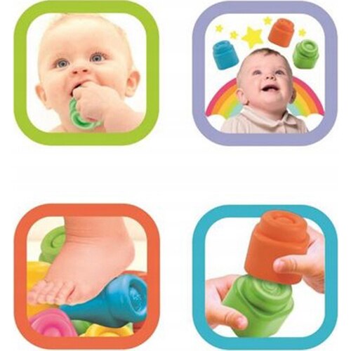 Set cuburi Soft Clemmy - Catelus, 6 piese - eMAG.ro