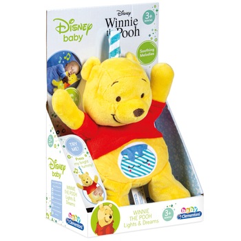 Jucarie de plus Baby Clementoni - Winnie the Pooh, Primele activitati Jucarie de plus Baby Clementoni - Winnie the Pooh, Primele activitati
