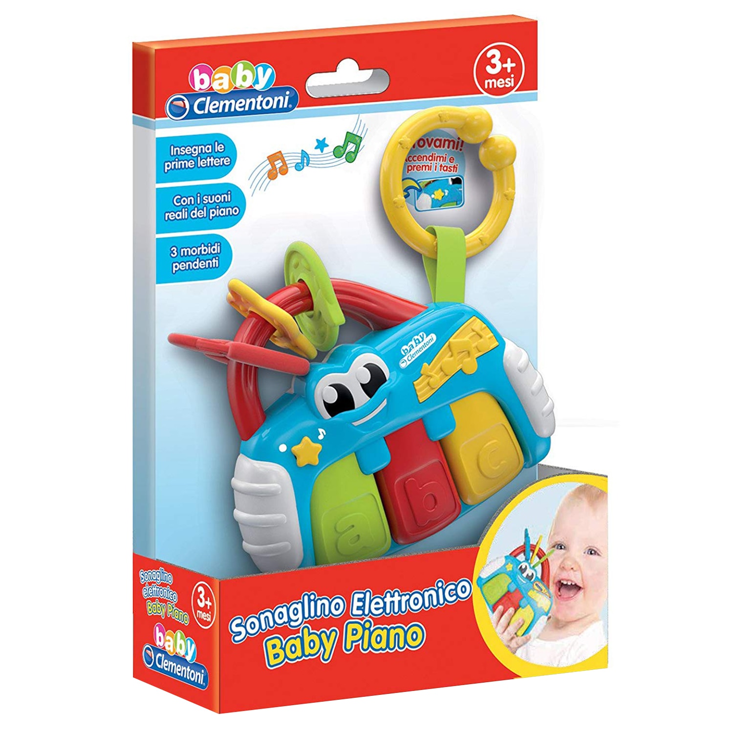 Zornaitoare Baby Clementoni - Pian, cu sunete