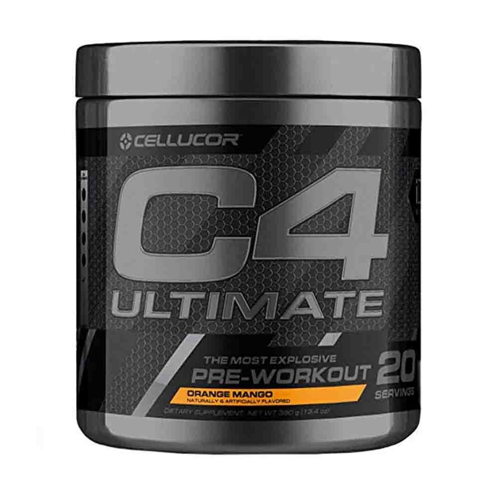 Pudra energizanta Pre-workout, C4 Ultimate, Cellucor, Aroma blue raspberry, 20serviri
