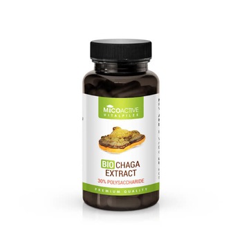Micoactive Chaga Extract 80 capsule - Energia de zi cu zi! Micoactive Chaga Extract 80 capsule - Energia de zi cu zi!