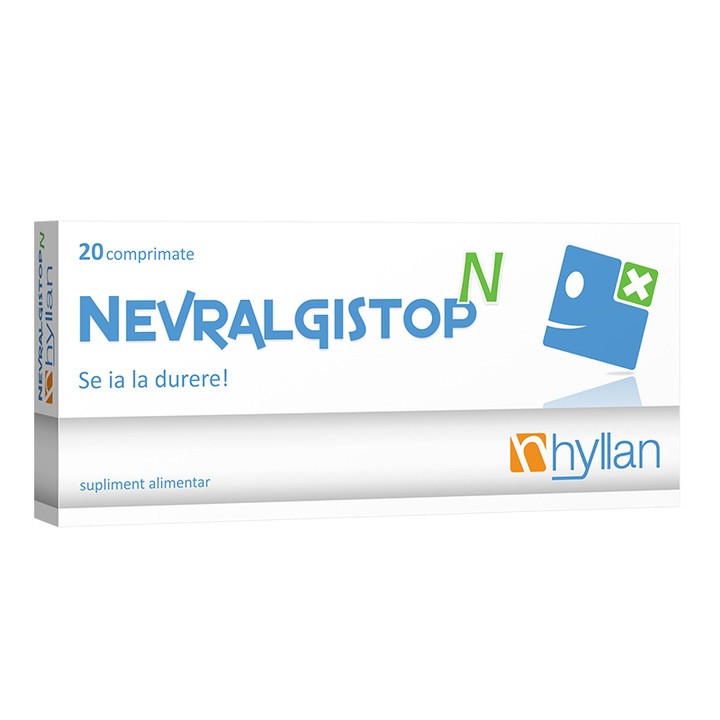 Calmant pe baza de plante, Nevralgistop N, Hyllan Pharma, 20 capsule