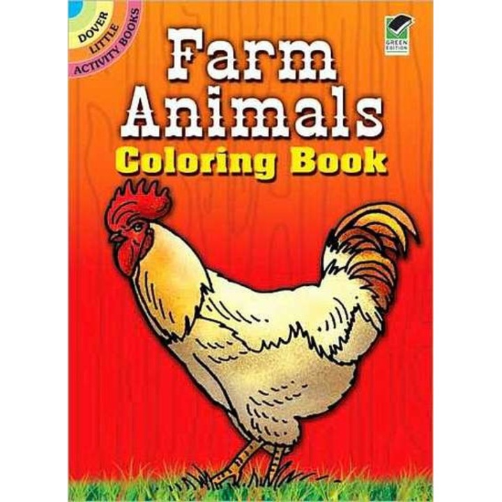 Farm Animals Coloring Book de Lisa Bonforte