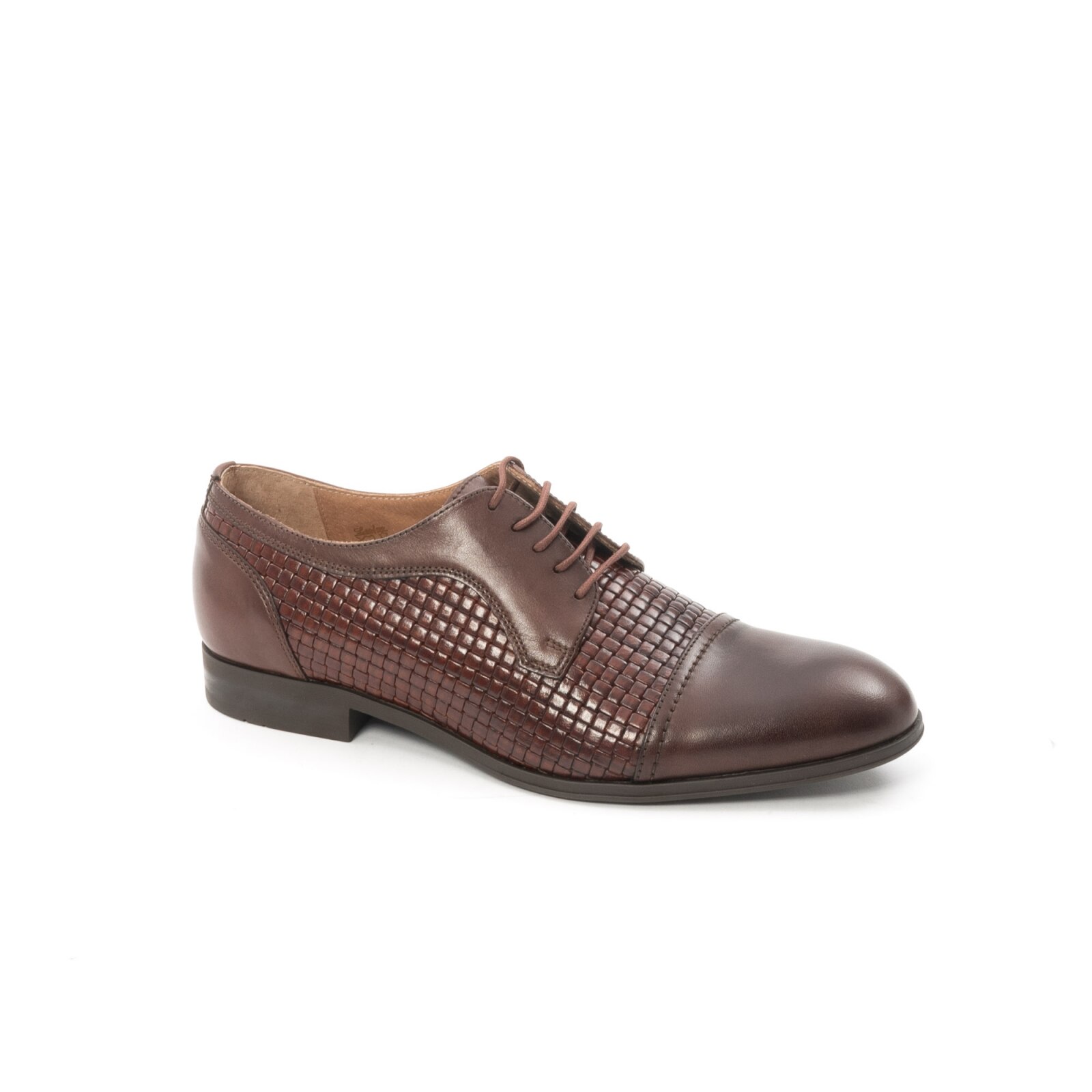 Pantofi barbati, Leofex, elenganti, M 525, maro. 6397, Maro