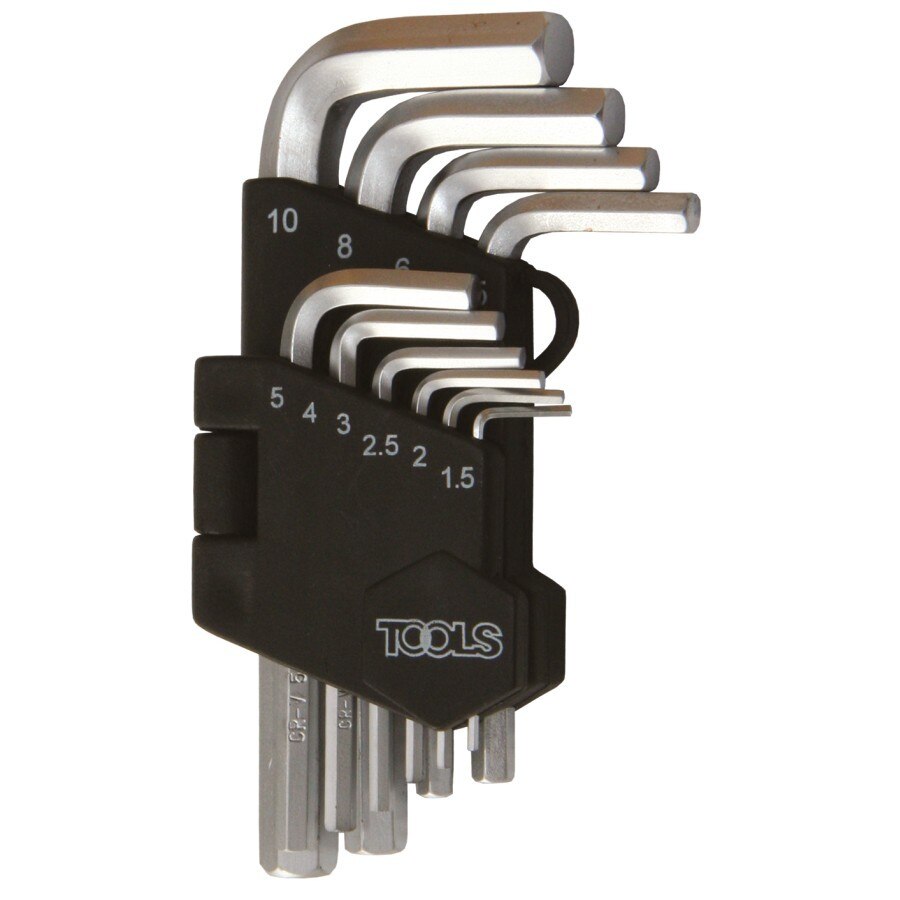 Set 10 bucati chei imbus, cu locas hexagonal, Lumytools LT56393, 1.5 - 10 mm