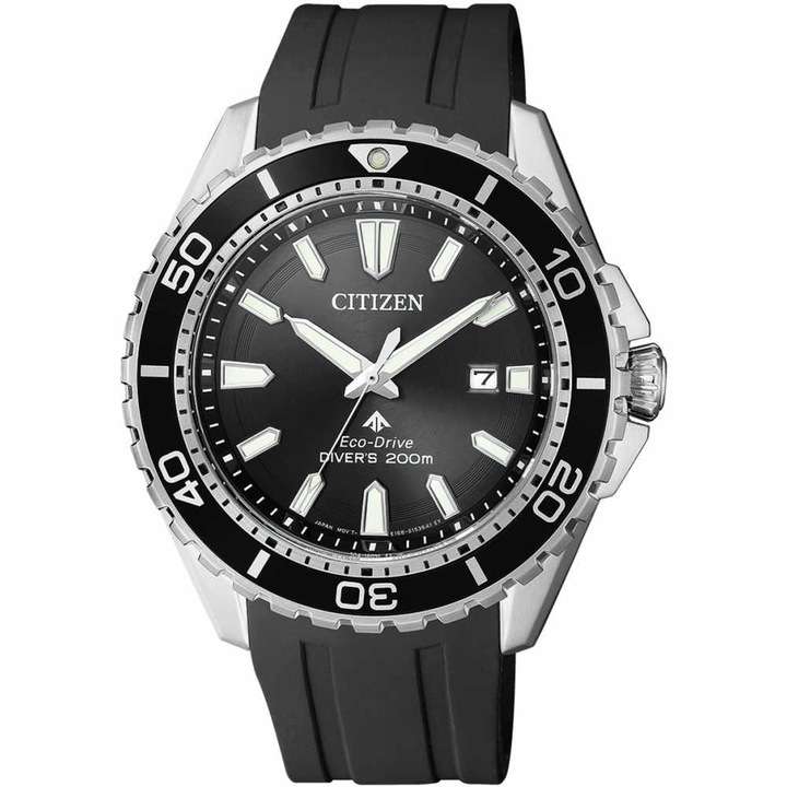 Ceas barbatesc Citizen1, Negru, Argintiu