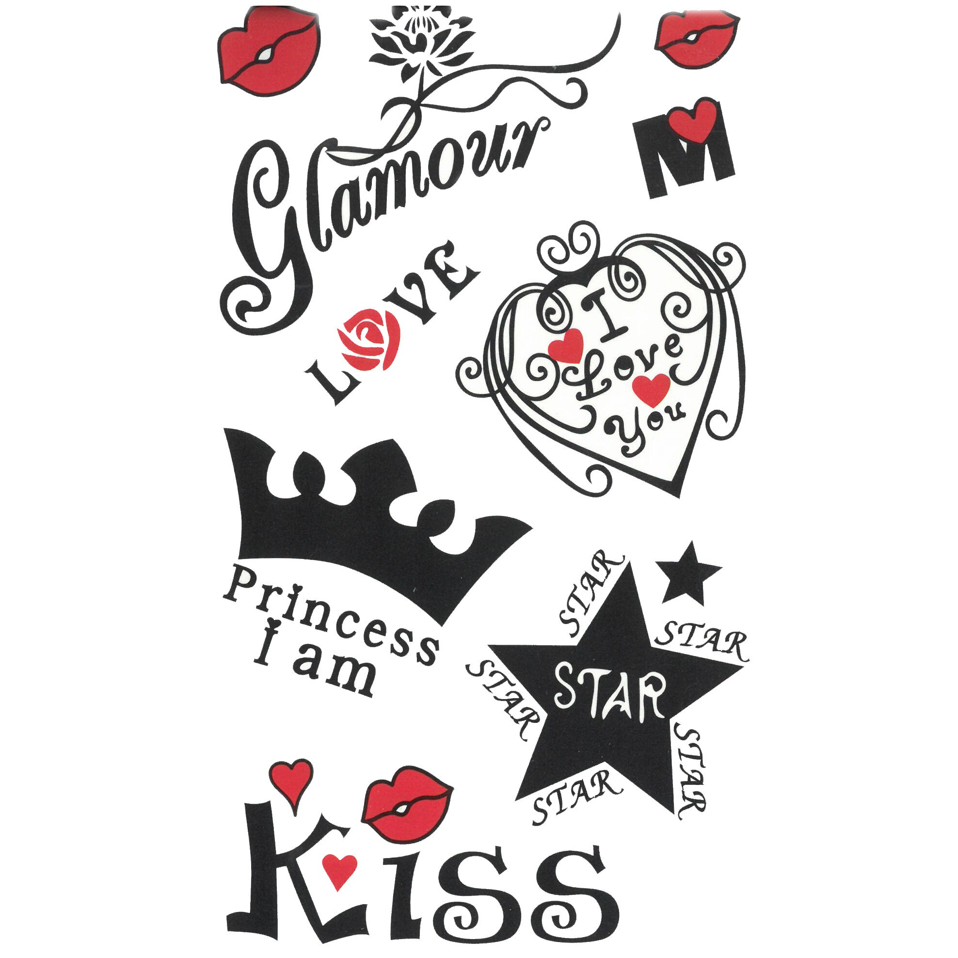 Tatuaj temporar Glamour 17x10cm