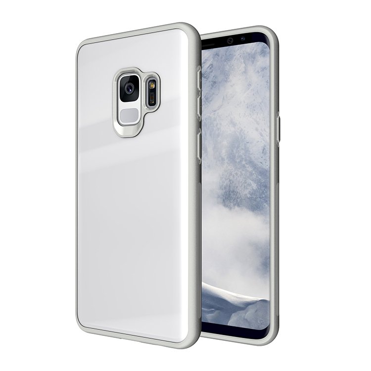 Husa MSVII cu spate din Sticla Securizata - Huawei P20 , Alb