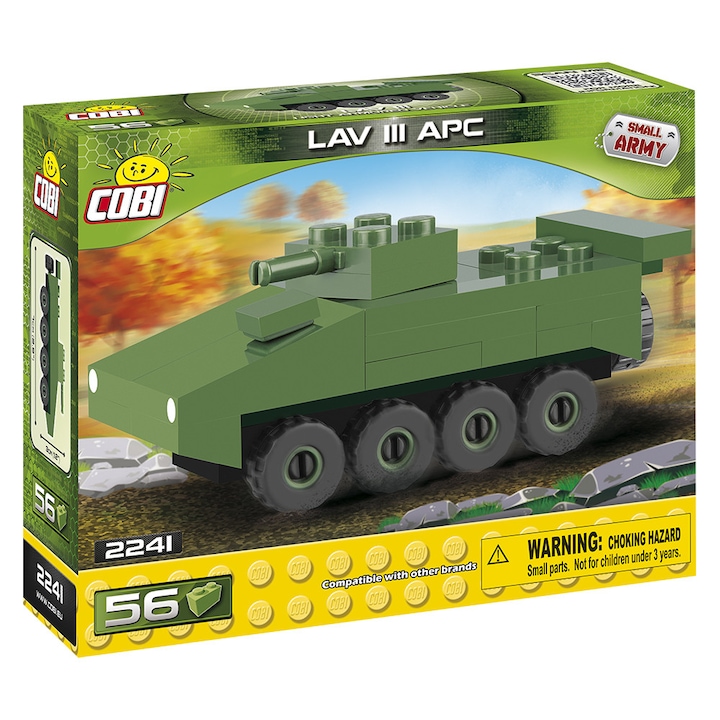 Cobi Építőkészlet, Nano tank, LAV III APC