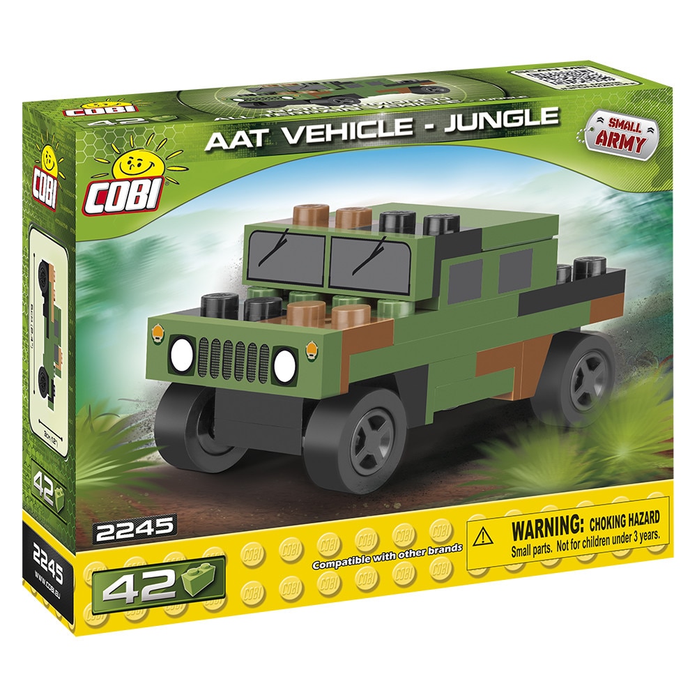 Set de construit Cobi, Nano Tanc, AAT VEHICLE JUNGLE