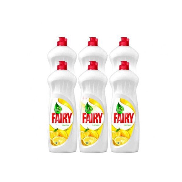 Pachet 6 x Detergent vase Fairy Lemon 800ml