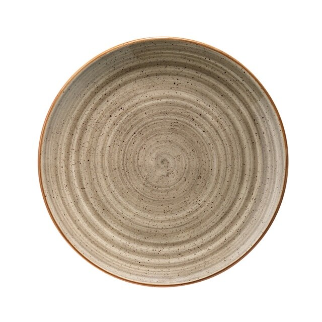Farfurie din portelan AURA TERRAIN 25cm ATR GRM 25DZ
