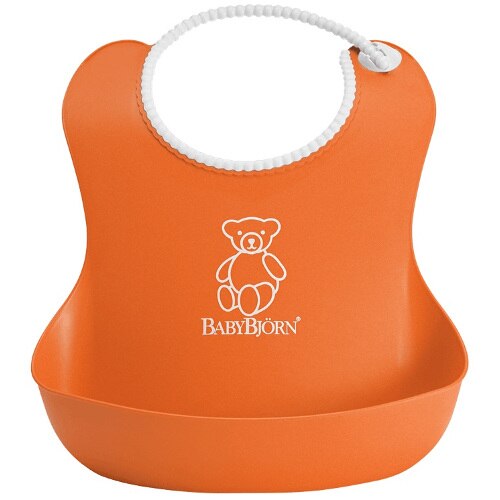 Bavetica BabyBjorn Moale Soft Bib, Orange