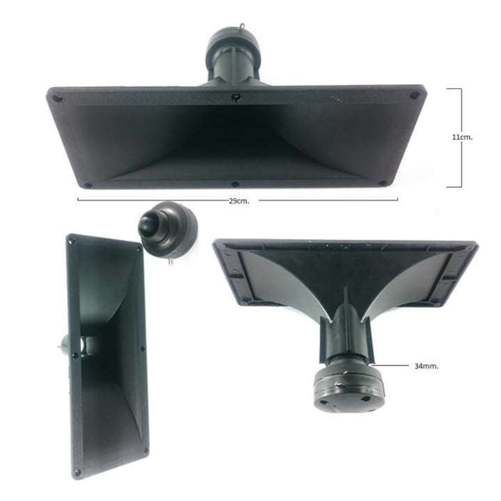 Пиезо пищялка 4ohm/8ohm F28 120W 290x110mm