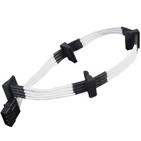 cablu adaptor silverstone 4-pini molex la 4x sata 30cm alb imagen 12_0_
0