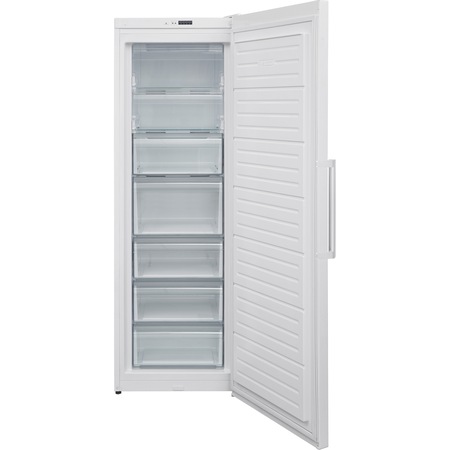 Congelator Heinner HFF-V280NFF+, No Frost, 280 l, Clasa F, 7 sertare, Control electronic, H 186 cm, Alb