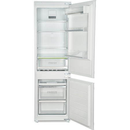 Combina frigorifica Heinner HC-M241NFBI+, 241 l, Clasa A+, No Frost, Display Touch interior, Iluminare LED, H 177 cm, Alb