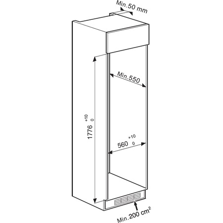 Combina frigorifica Heinner HC-M241NFBI+, 241 l, Clasa A+, No Frost, Display Touch interior, Iluminare LED, H 177 cm, Alb