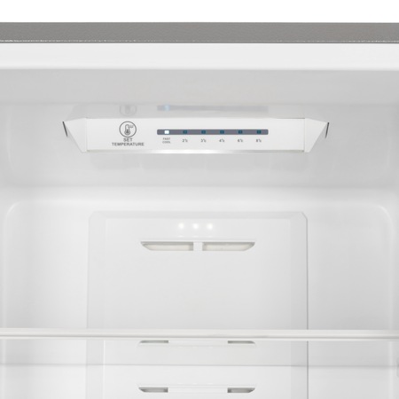 Combina frigorifica Heinner HCNF-M295XA+, 295 l, Clasa A+, Full No Frost, Display interior, Control electronic, H 188 cm, Inox