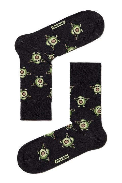 Sosete haioase cu model avocado, DiWaRi Happy 080