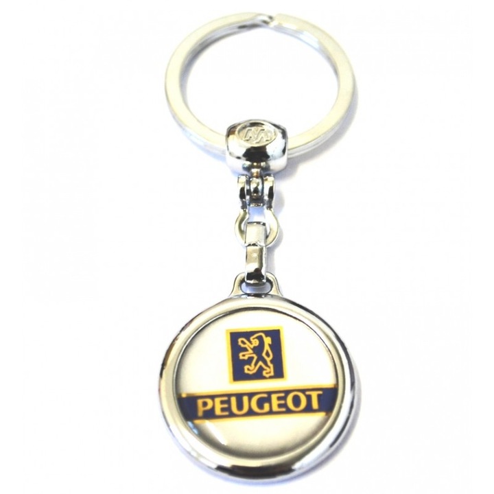 Peugeot autókulcs kulcstartó 2-es típus