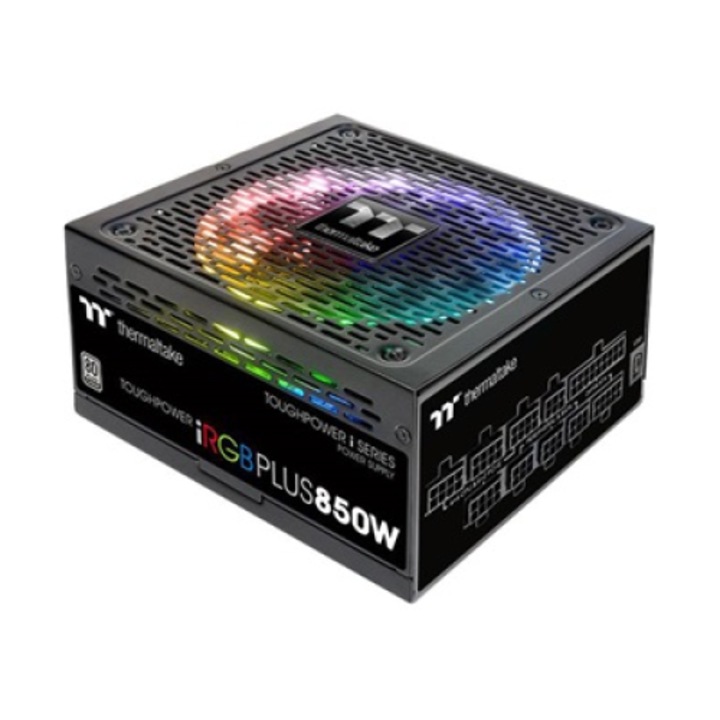 Захранващ блок Thermaltake toughpower irgb plus atx, 850W, Платинена кутия