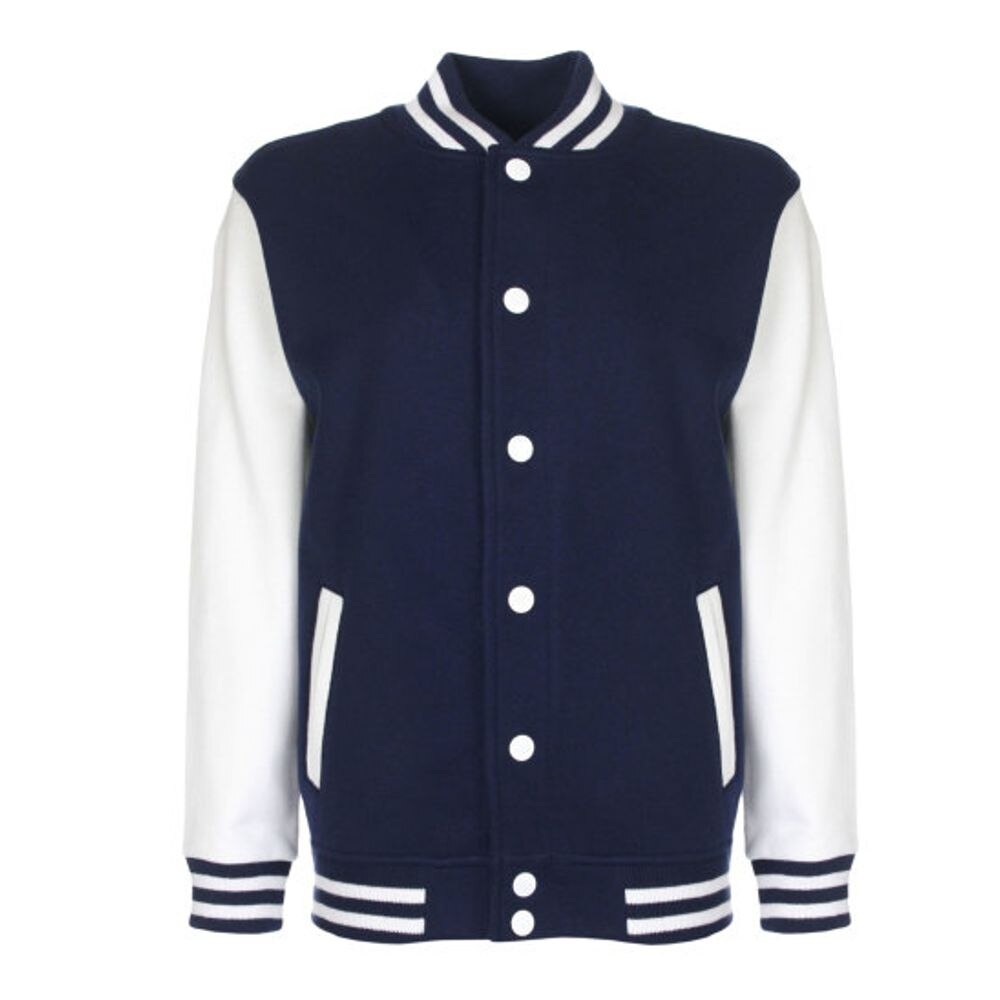 Geaca colegiu barbati, FDM, Bleumarin/Alb