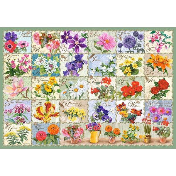Puzzle Castorland - Vintage Floral 1.000 piese (104338)