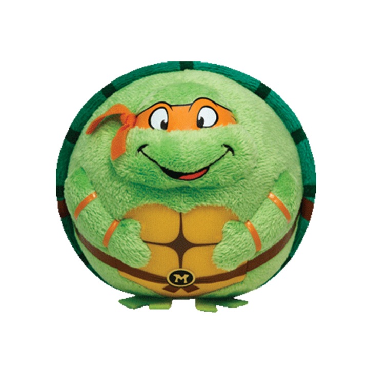 Ty Plüss figura Michelangelo TMNT, 12 cm