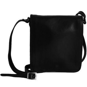 Geanta Milano din piele naturala pentru barbati, negru Geanta Milano din piele naturala pentru barbati, negru