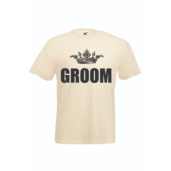 Tricou Groom, All, Alcor Print, Alb, L Tricou Groom, All, Alcor Print, Alb, L