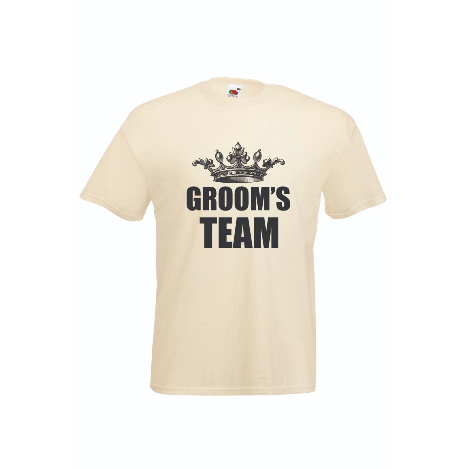 Tricou Groom Team, All, Alcor Print, Alb,XL