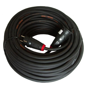 Prelungitor 40 m, cablu cauciucat Titanex 3x1,5mm, cupla/stecher Taurus 2 Prelungitor 40 m, cablu cauciucat Titanex 3x1,5mm, cupla/stecher Taurus 2