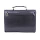 Servieta din piele barbati, Toro Nero, working hipster black