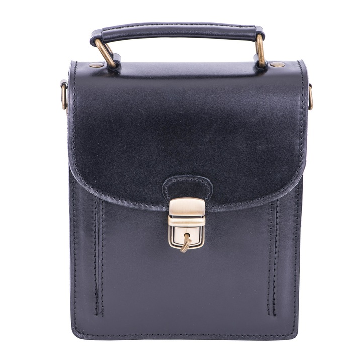 Bőrtáska,bőr,Toro Nero,,key leather vertical,fekete