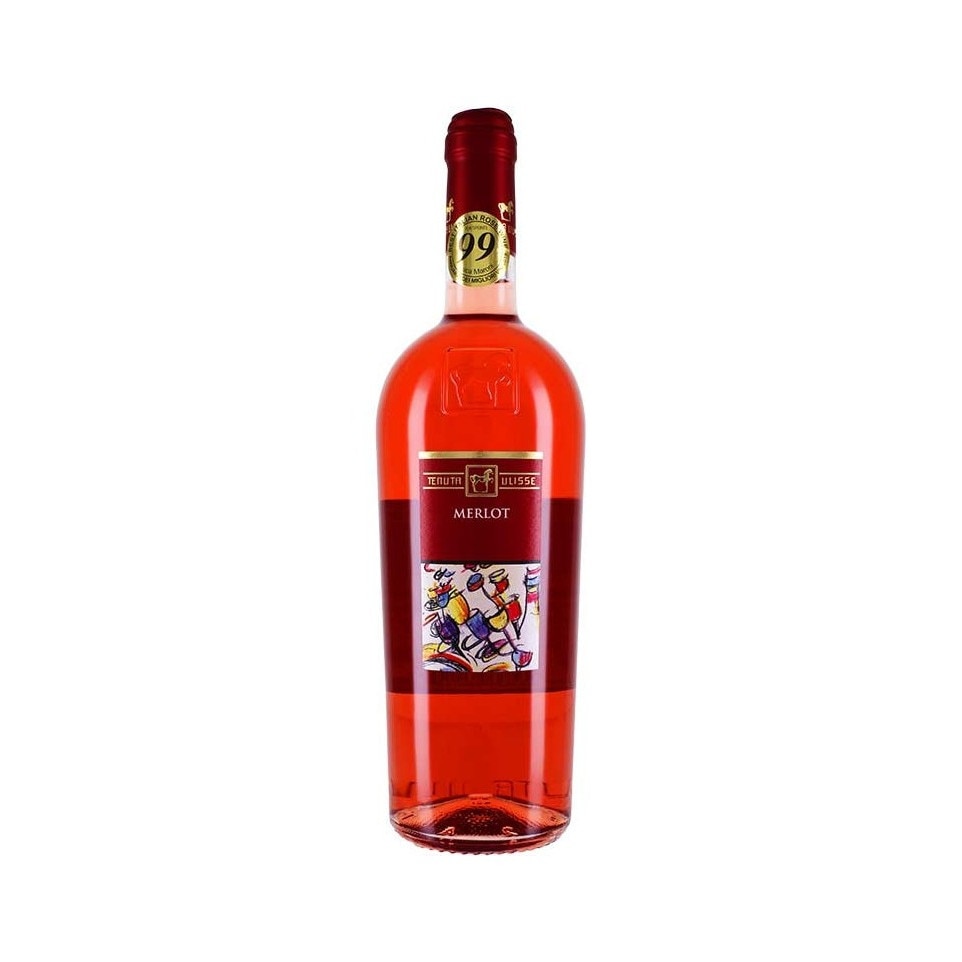 Vin rose sec - Unico Merlot Rose - Tenuta Ulisse 1500 ml Cutie Cadou