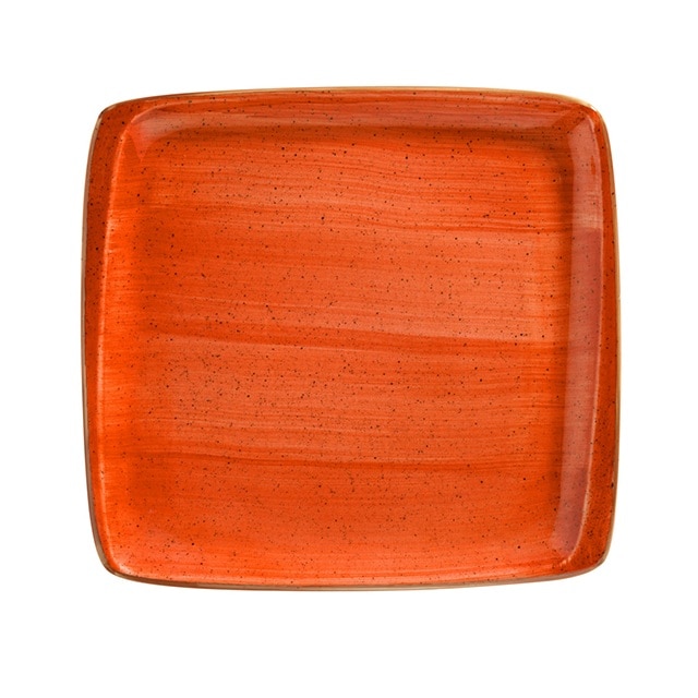 Farfurie patrata AURA TERRA COTTA 15x14cm ATC MOV 19KR